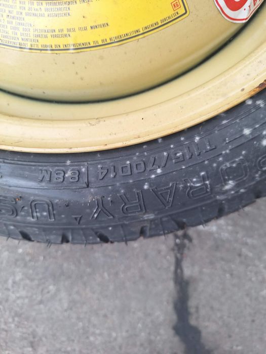 Koło dojazdowe Honda Jazz II R14 koło zapasowe Jazz 2 rozmiar 14