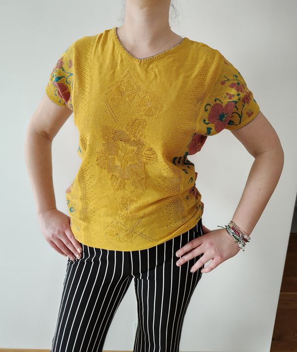 Bluzka etno Boho Peru bawełna