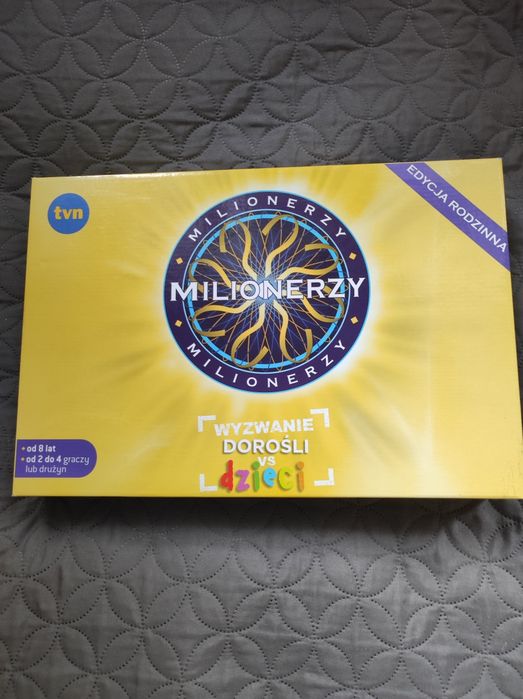 Gra Milionerzy wyzwanie dorośli kontra dzieci ( jak nowa )