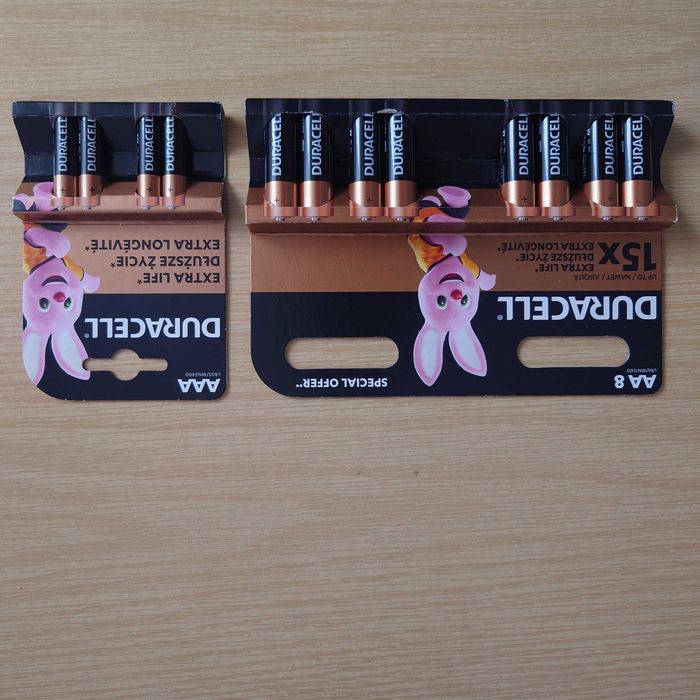 Komplet nowych baterii Duracell ZA GROSZE !!
