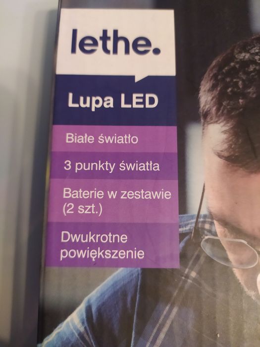 Zestaw lupą Led i lampka Led