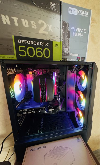 Компʼютер пк ryzen 5 7500f rtx 5060 8gb