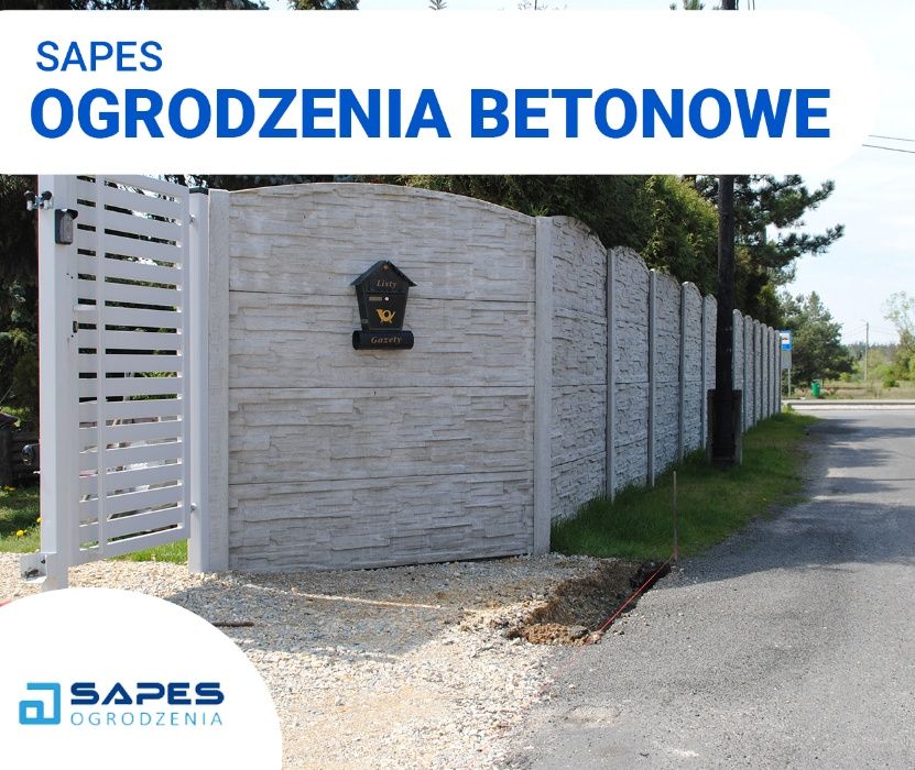 Promocja jesienno-zimowa !!!Ogrodzenia betonowe