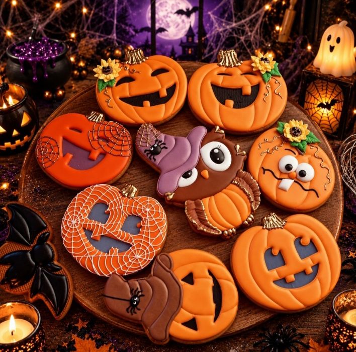 Pierniki pierniczki ciasteczka Halloween