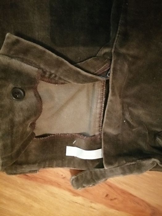 Saia de bombazine castanho 36 In-Motion