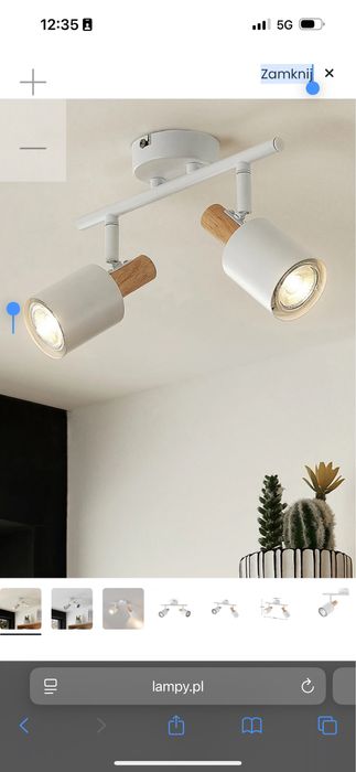 Reflektor sufitowy Lindby Junes, 2-punktowy