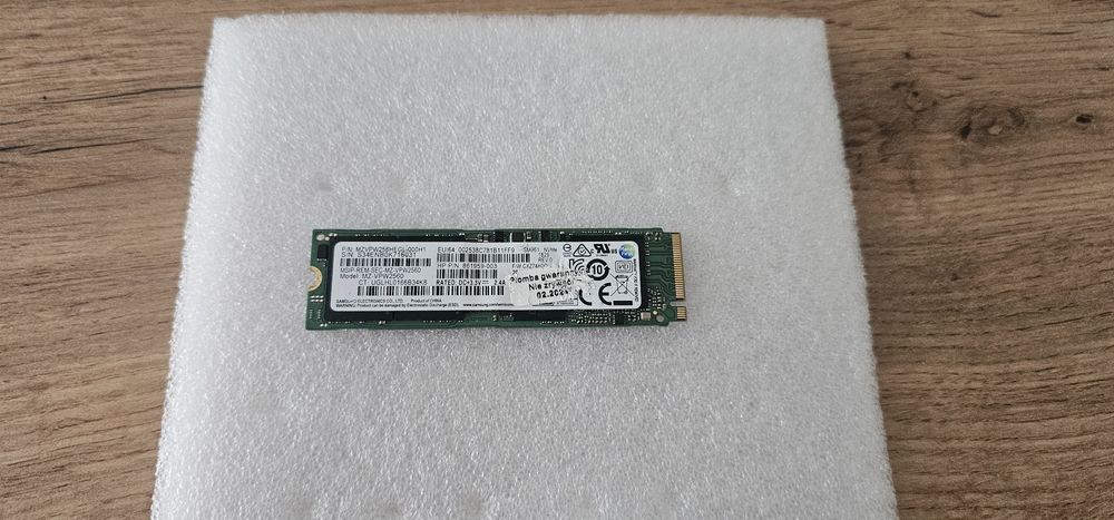 Samsung SM961 256gb NVMe OEM
