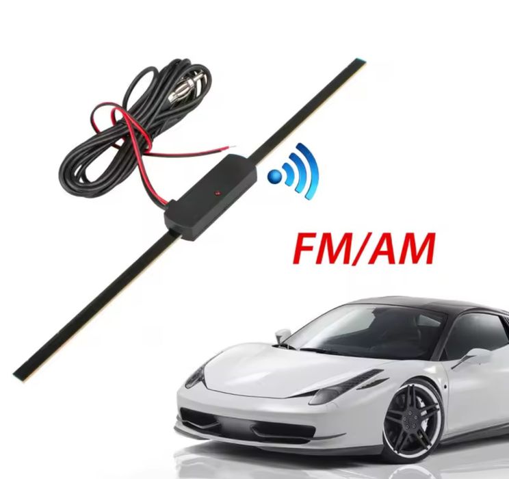 Antena interior amplificada para carro 12v NOVO