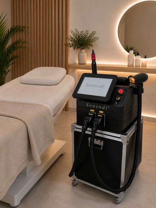 Máquina Laser Multifunções 808/755/1064 + Picossegundo + Peeling Hollywood