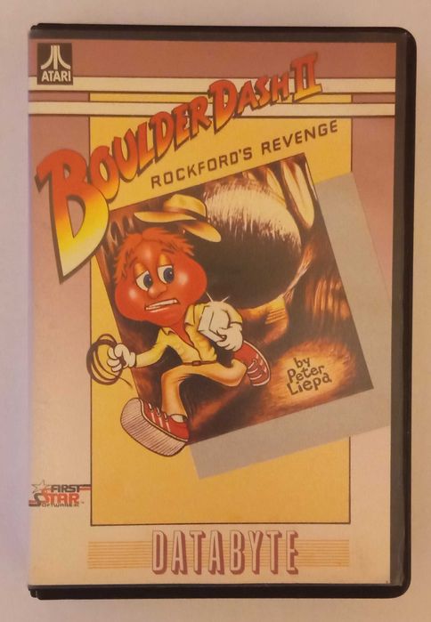 Boulder Dash II Rockford's Revenge – Databyte 1985 Oryginał UK