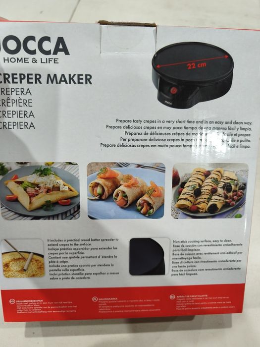 Máquina de Fazer Crepes JOCCA - NOVA
