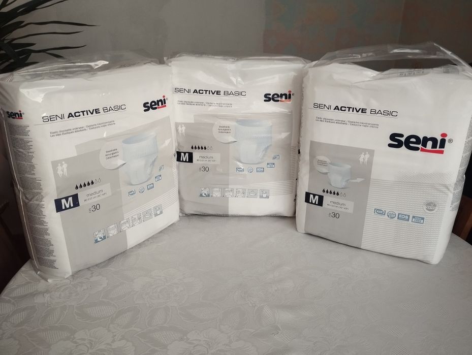 Seni Active Basic 90 szt. Pieluchomajtki.