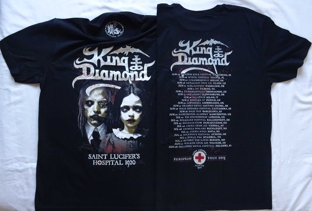 Koszulka King Diamond Saint Lucifer's Hospital 1920 European Tour 2025