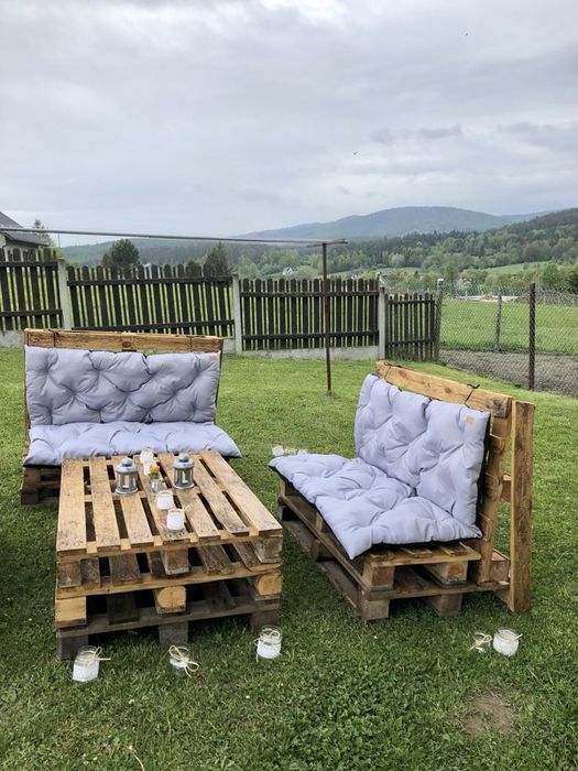 Poduszki na ławki ogrodowe, poduszki na meble z palet