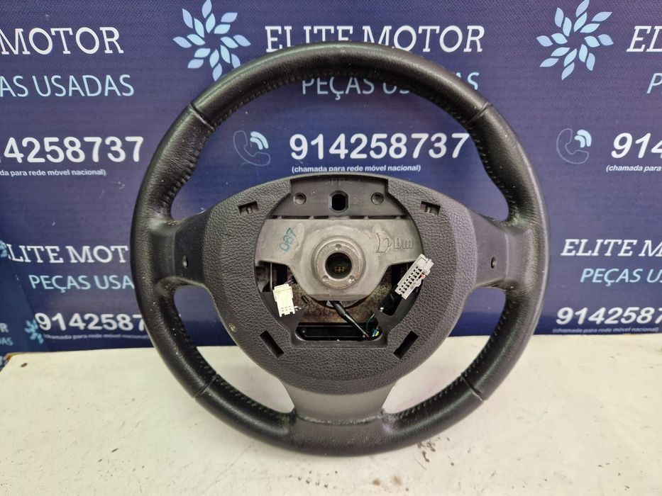 Volante usado pele com airbag NISSAN QASHQAI J10