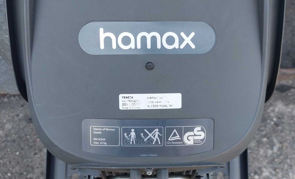 Dziecięcy fotelik rowerowy HAMAX Zenith