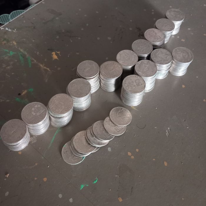 Lote de moedas de 50 escudos