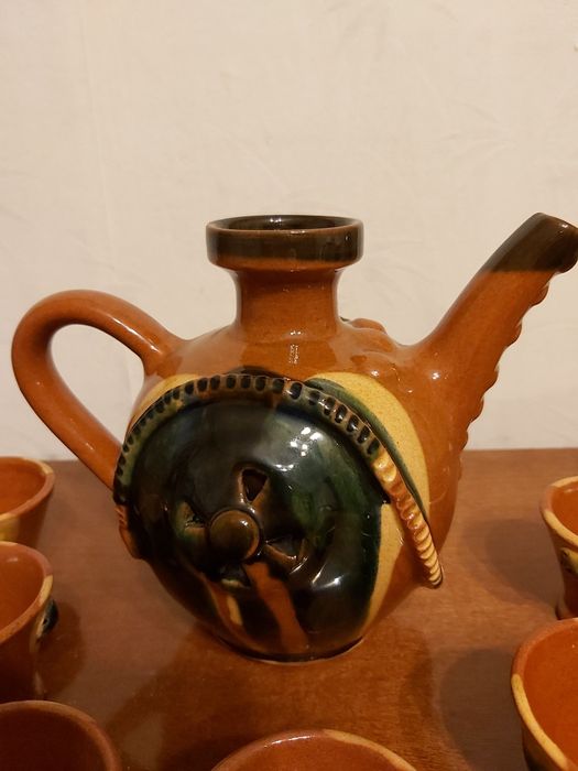 Zestaw ceramiczny Bułgaria lata 70te