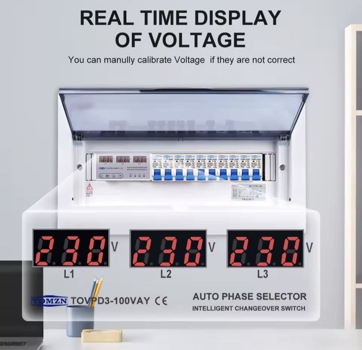 Реле вибору фаз 63а