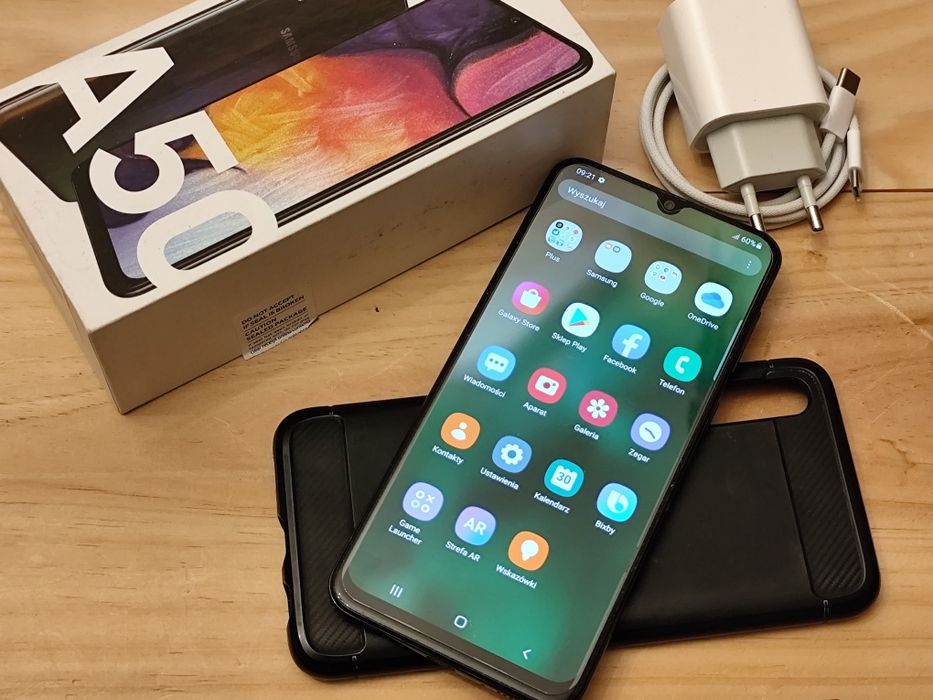 Samsung A50 bateria 2 dni, szkło, case, 4GB RAM, 128GB ROM