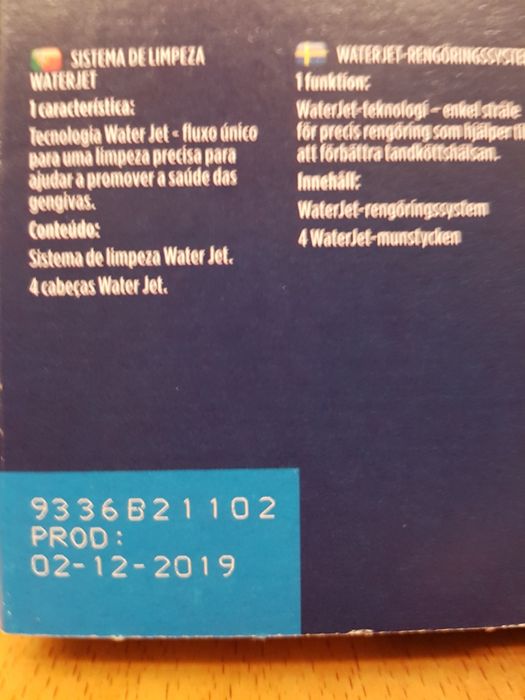 Waterpik lavagem dos dentes com jato d'água
