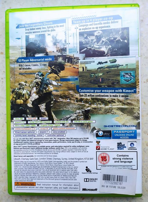 Tom Clancy's Ghost Recon: Future Soldier [Xbox 360]