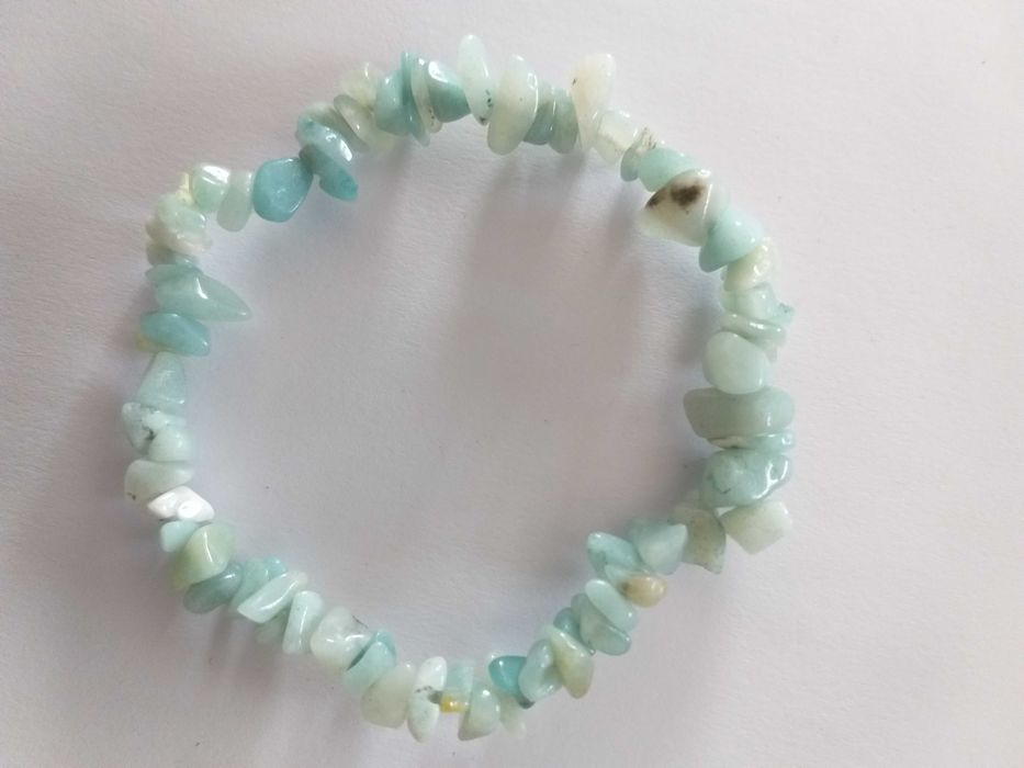 Pulseira de pedras naturais - Amazonite - fortalece a mente