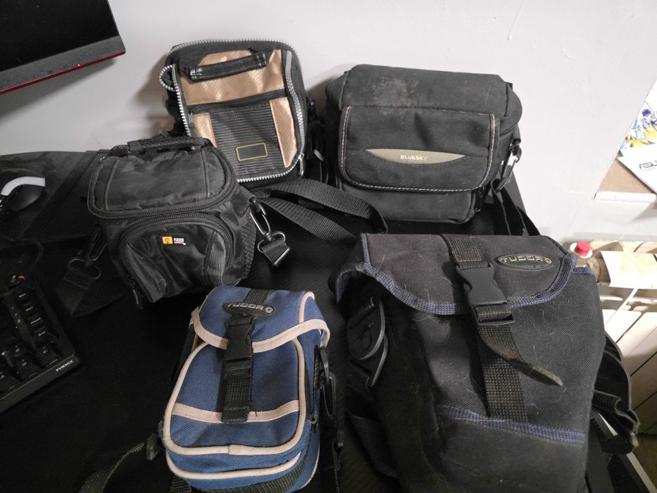5x torba na aparat fotograficzny lub kamerę
