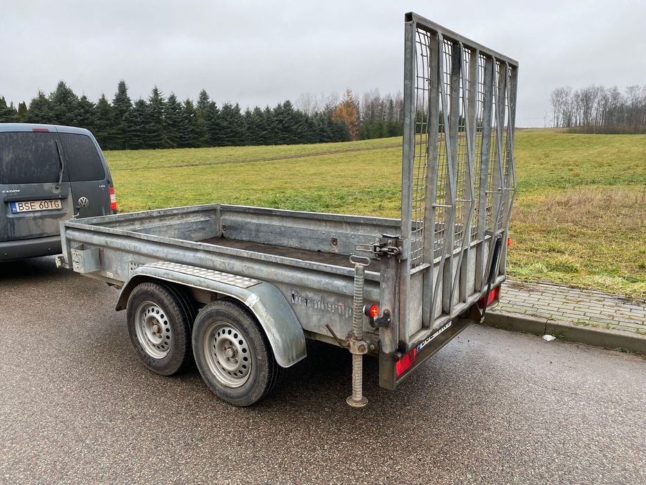 Przyczepa samochodowa pod mini koparkę brenderup 2500Dmc