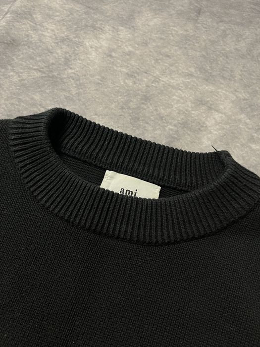 Gruby sweter Ami Paris Medium Logo