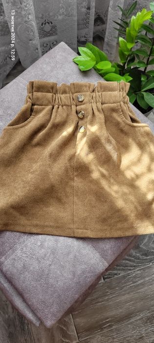 Спідничка вельветова