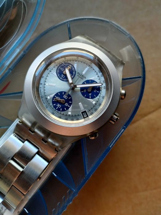 Swatch Irony Diaphane Chrono Icestorm – SVCK4002