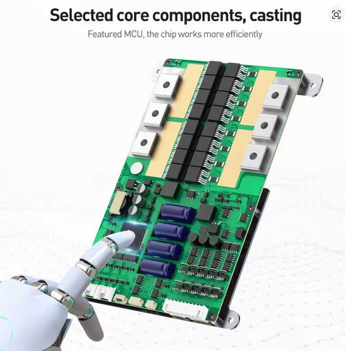 Smart BMS плата JiKong JK-BD4A8S6P 60A 3-8S активний балансир 0.4A Bluetooth LiFePO4 Li-ion LTO