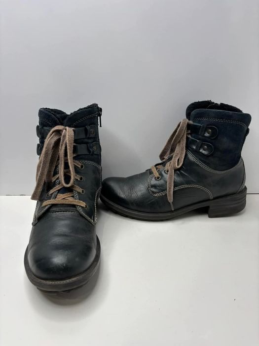 Botki skórzane ocieplane josef seibel Rozmiar 38