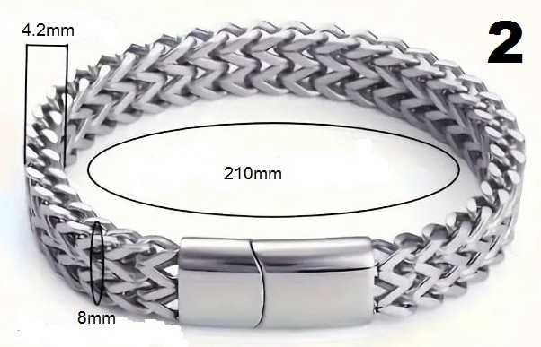 Bransoletka magnetyczna i [ze stali nierdzewnej - 2 modele]