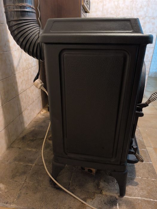 Recuperador de calor Dovre em ferro fundido, como novo!