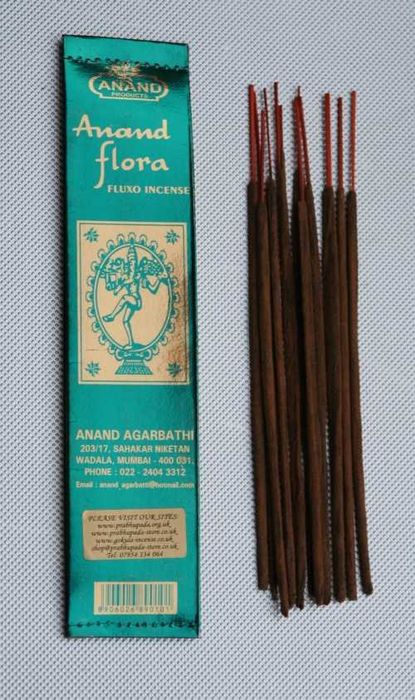 Incensos naturais: Anand Flora, Sai Flora e outros