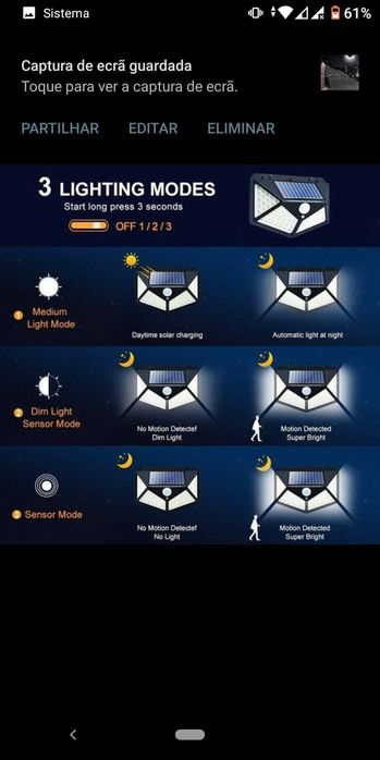 Luz solar exterior, com sensor.424883710927851523