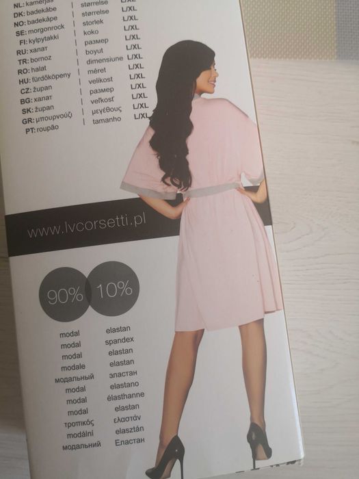 Szlafrok damski LivCo Corsetti Aoidea LC 90375 Marcel Azano Premium