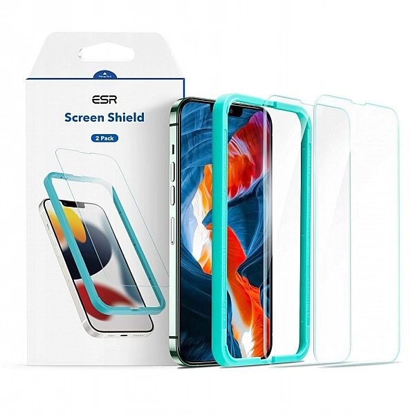 Szkło hartowane ESR do Apple iPhone 13 mini 2 szt. Braders ramka monta