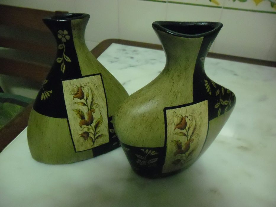 Conjunto jarras artesanato cerâmica(Nunca utilizadas)