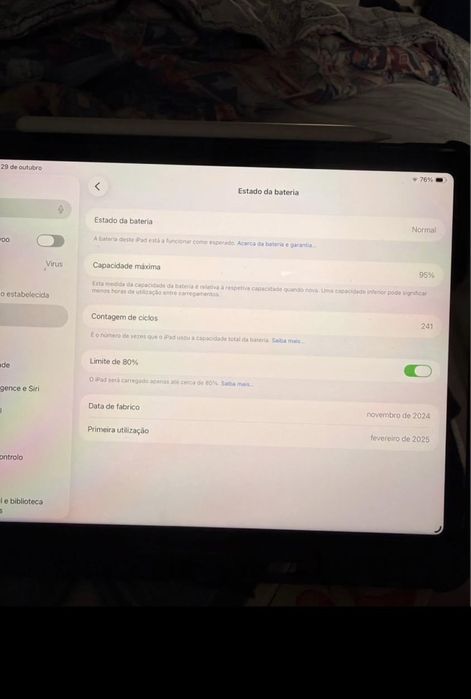 Ipad Air M2 11” (256GB) + Apple Pencil pro + acessórios (garantia)