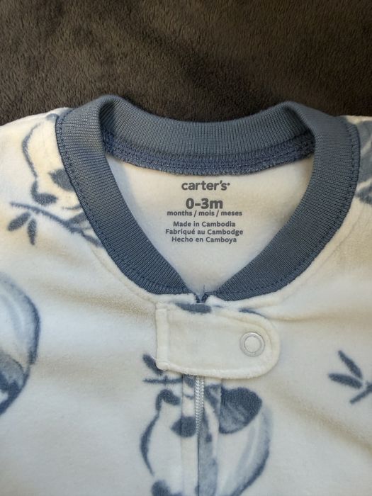 Флісовий спальник мішок Carter's 0-3 міс