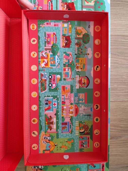 Puzzle z labiryntem ABC Miasta Smiki
