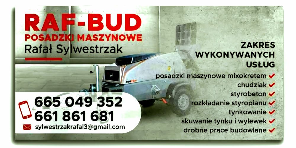 Posadzki maszynowe i styrobeton!