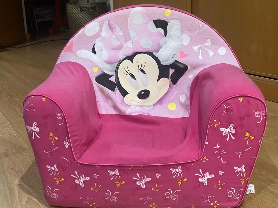Puff  infantil Minnie Mouse em bom estado