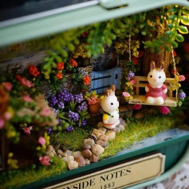 Конструктор 3D DIY Міні Румбокс у металевій скриньці COUNTRYSIDE NOTES