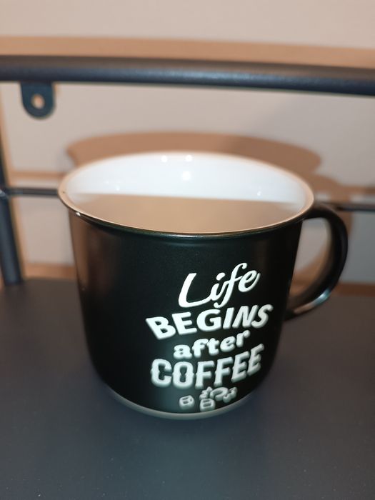 Caneca Coffee Preto/Branco - PREÇO FIXO