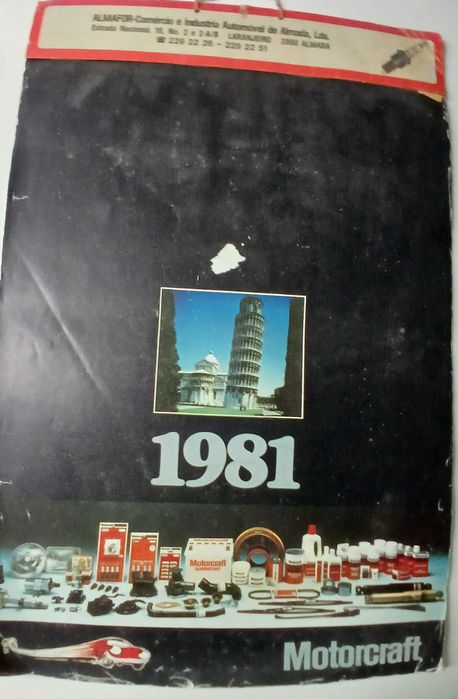 Calendários de parede publicidade "vintage" -