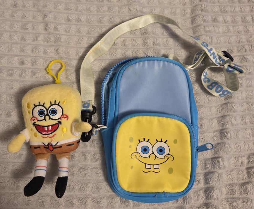 Torebka na ramię Spongebob marki Sinsay + maskotka